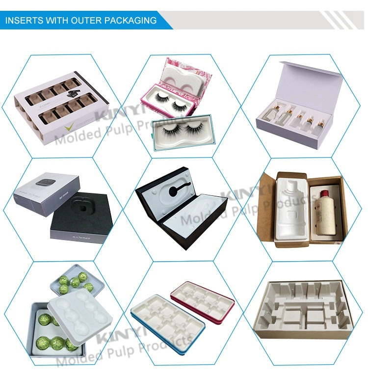 Biodegradable Packaging Products Custom Paper Packaging Foam Inserts
