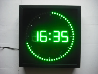 with Colorful Circling LED Second Indicator